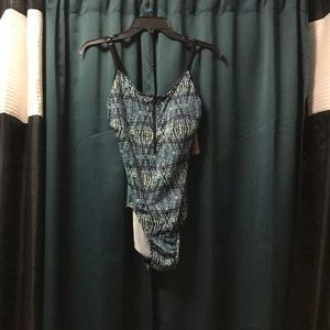 Secretly Slender One Piece Bathing Suite!!!